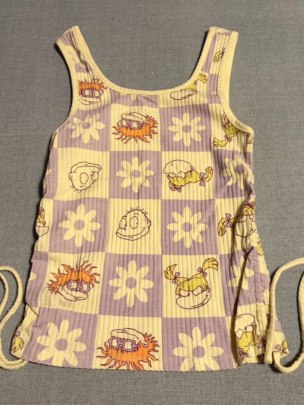 Nickelodeon Beige Ribbed Men's Underwear Label Graphic